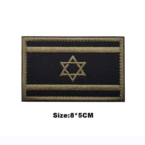8*5CM/ Israel Flag Patch Clothes Sticker,Fabric Applique Embroidery