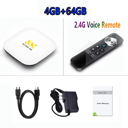 Android TV Box H96MAX M2 Android 13.0 RK3528 4GB RAM 64GB ROM Support