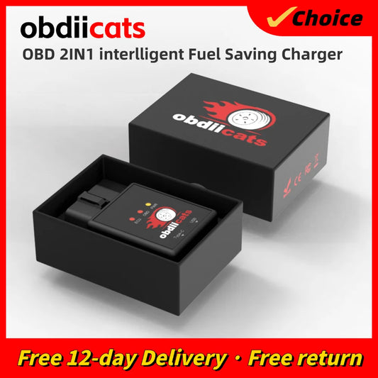 obdiicats OBD 2IN1 Fuel Saving With Fast Charger Chip Tuning Box For