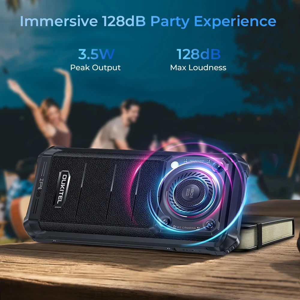 Oukitel WP36 Rugged Smartphone 10600mAh 6.52" HD+ Cell phone 16GB