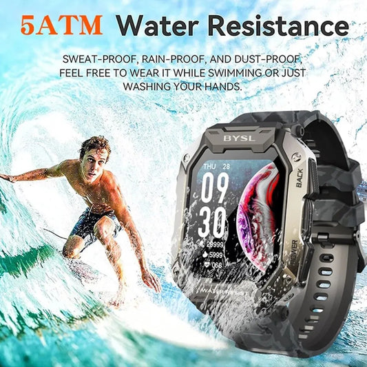BYSL S20 Smartwatch Men 1.69 Inch HD Screen Bluetooth Call Sport