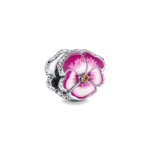 2024 New Sping Pink Bag Pany Flower Caterpillar Diy 925 Sterling