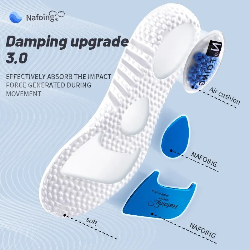 New Sports Insoles for Shoes Technology Shock Absorption Deodorant