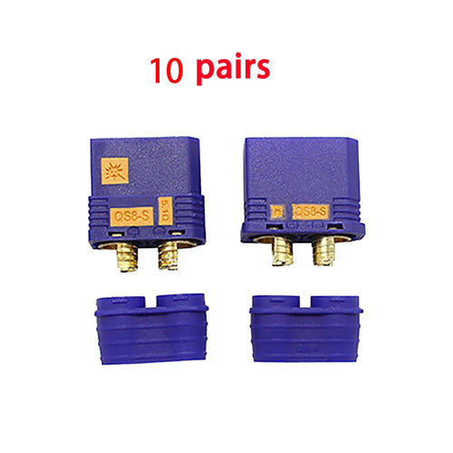 2/5/10pair QS8-S Heavy Duty Battery Connector Anti-Spark Gold