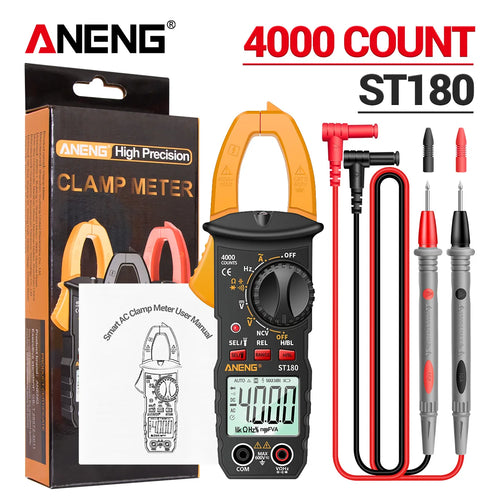ANENG ST180  Digital Clamp Meter 4000 Counts AC Current  Ammeter