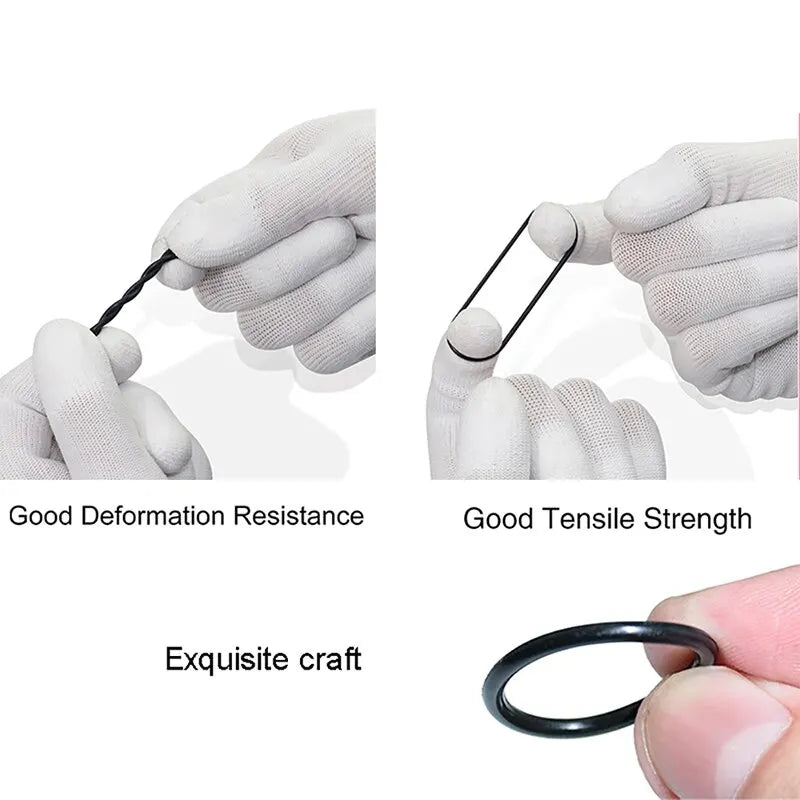 200pcs Rubber O-ring Boxed For Faucet Hose Connector Seal Valve Water