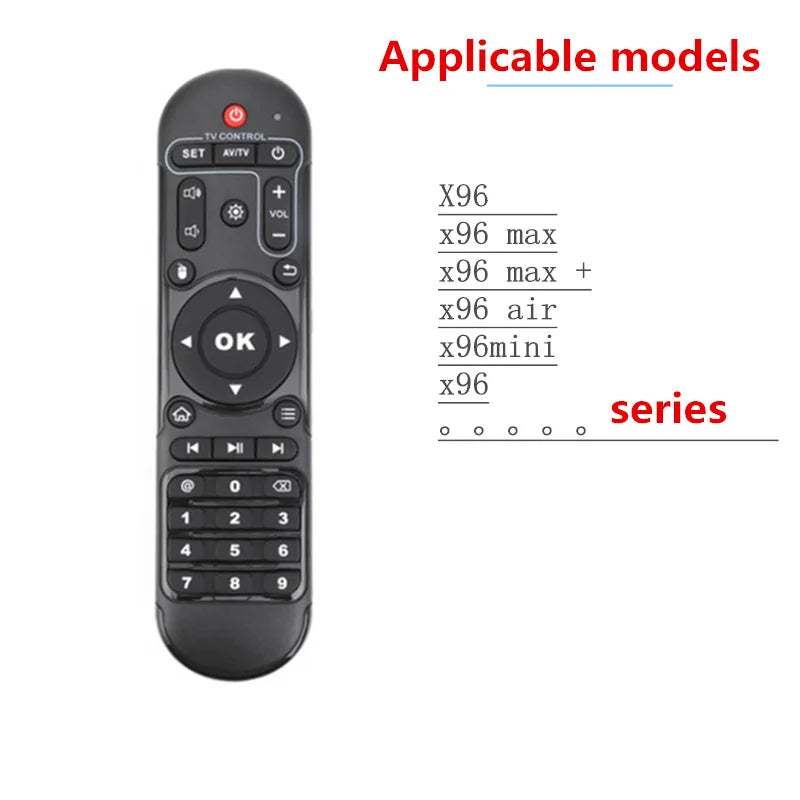 Universal Remote Control For X96 X96mini X96W Android TV Box IR