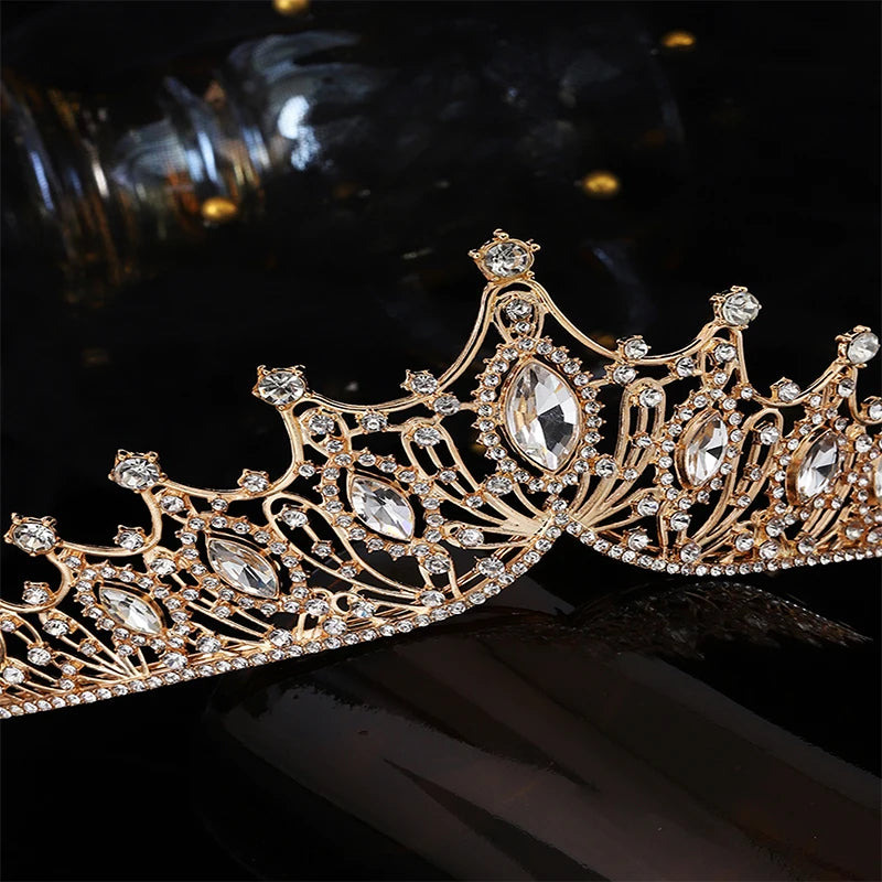 Queen Crowns for Women Pageant Crown with Combs Princess Crown for