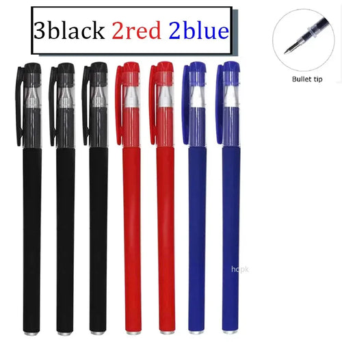 35 PCS Gel Pen Set School Supplies Black Blue Red Ink Color 0.5mm