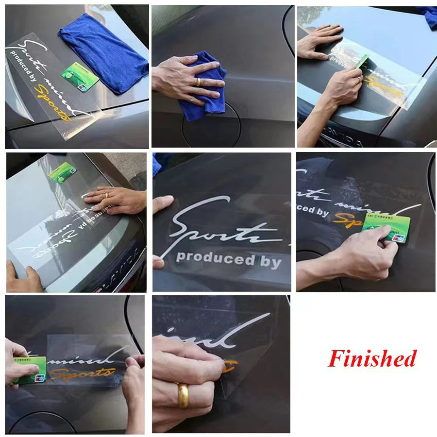 Sport Letter Universal Car Stickers Emblem Badge Decal Automobile