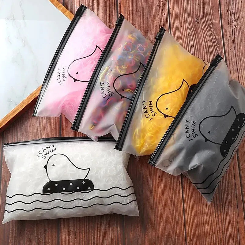 Children's Rubber Bands Small Disposable Leather Covers Tie Headbands