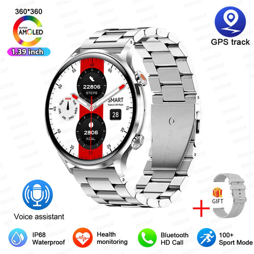 2025 New Smartwatch Women AMOLED HD Screen Always On Display Bluetooth