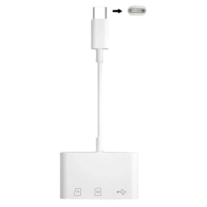 Type c Adapter TF CF sD Memory Card Reader OTG Writer Compact