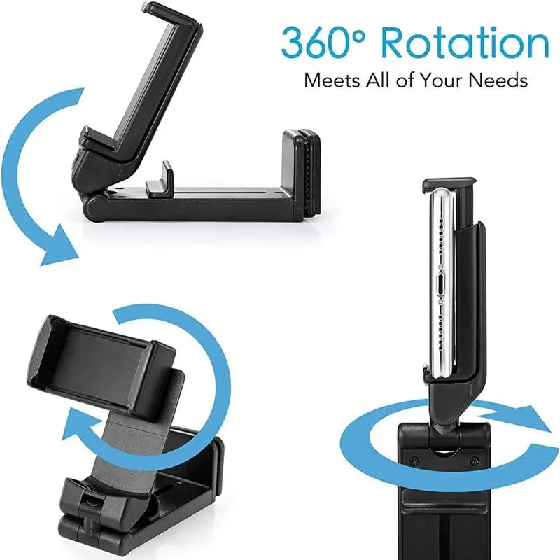 Airplane Phone Holder Portable Travel Stand Desk Flight Foldable
