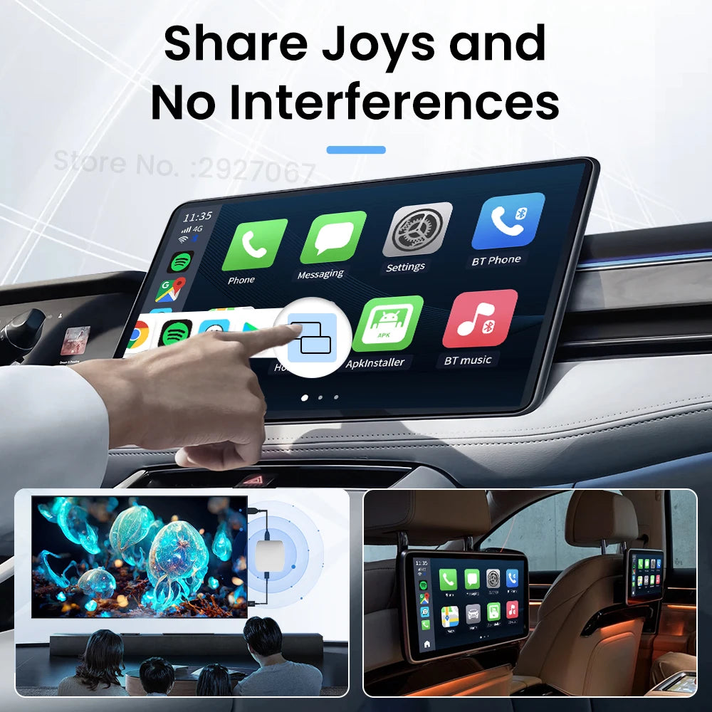 2024 CarlinKit CarPlay Ai TV Box Android 13 SDM660 6225 HDMI Streaming