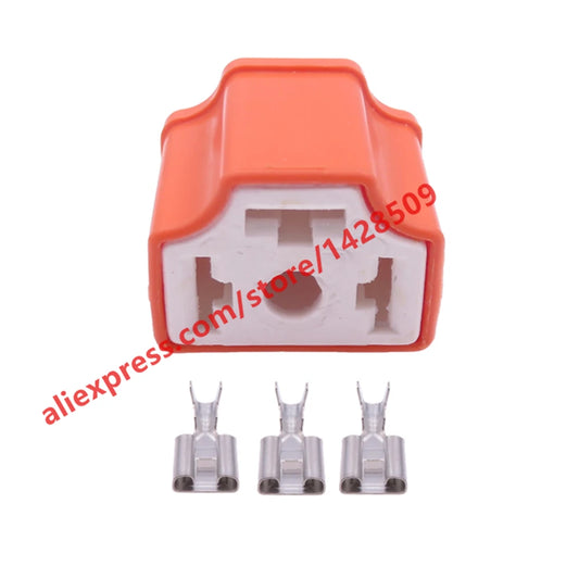 1 Set H4-2A H4 Auto HID Connector Automobile Light Bulb Plug Ceramic