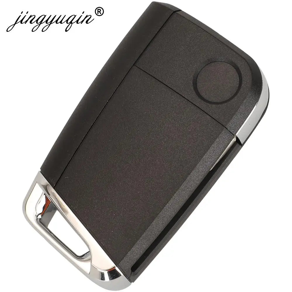 jingyuqin Flip Car Key Shell Case Fob For VW Golf 7 Sportsvan GTI MK7
