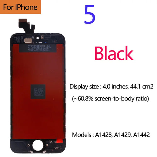 AAA+++ Quality For iPhone 5 5s 5c 6 7 LCD Display Touch Screen For 6s