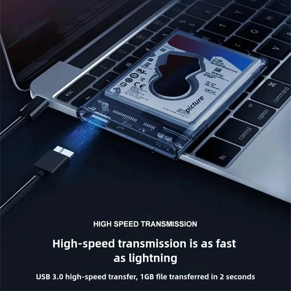 WALRAM USB3.0 HDD Enclosure 2.5inch Serial Port SATA SSD Hard Drive