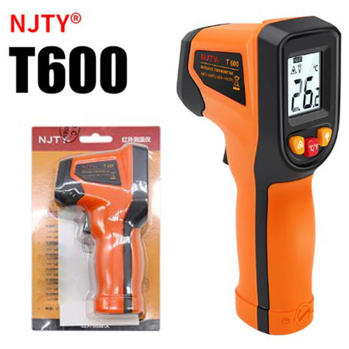 NJTY T400 T400A T600 T600A Digital Infrared Thermometer Laser