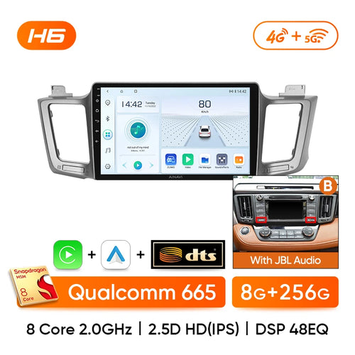 Ainavi Car radio For Toyota RAV4 RAV 4 XA40 2012-2019 Carplay Android