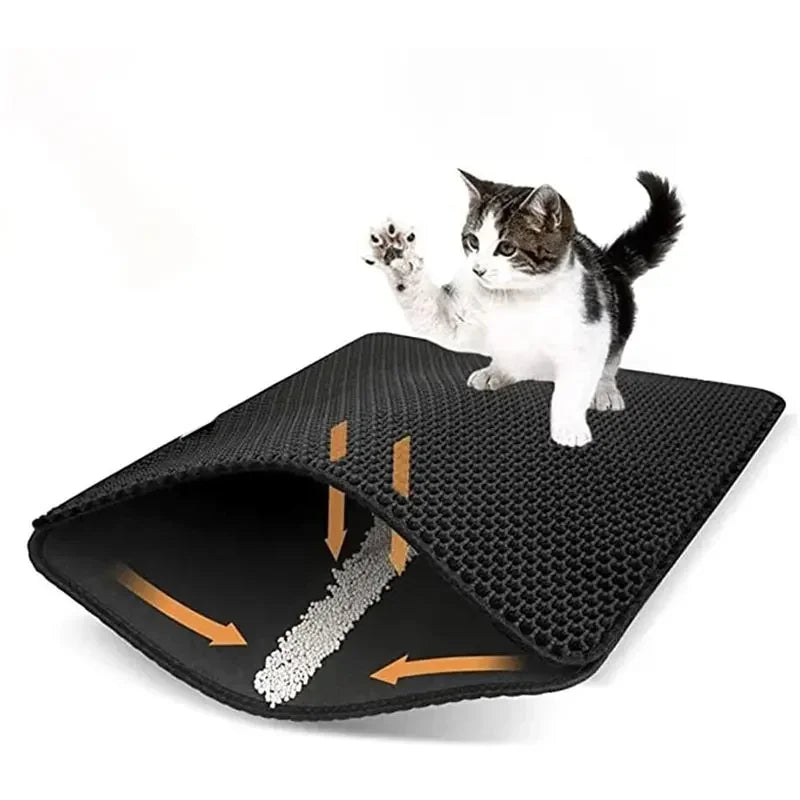 Pet litter mat non-slip mat washable cat mat pet supplies waterproof