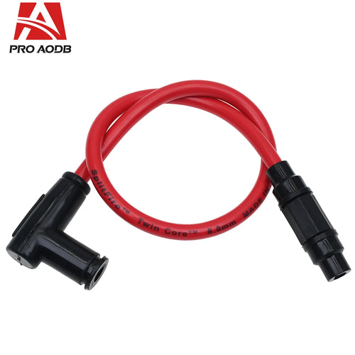 Universal Motorcycle Ignition Coil Spark Plug Iridium Power Cable For