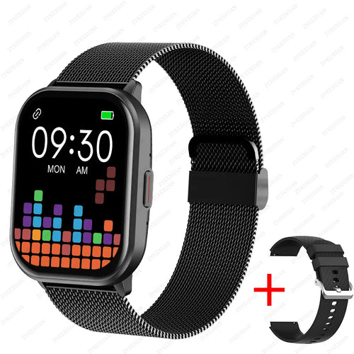 New Smart Watch Men Women Heart Rate Blood Pressure 100+ Sports Modes