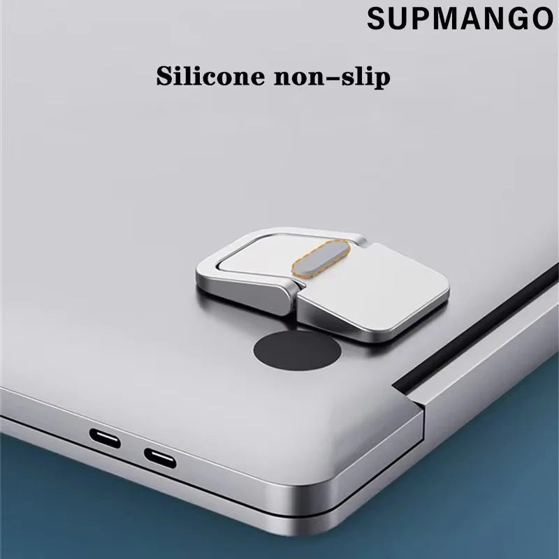 2PCS Foldable Laptop Stand Aluminium Alloy Non-slip Cooling Holder
