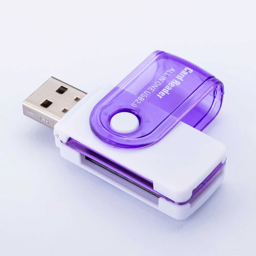 4 in 1 USB Memory Card Reader USB 2.0 to SD Micro SD TF MS M2 Card