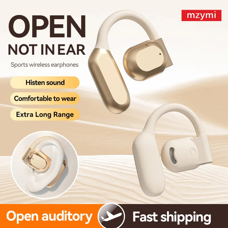 mzymi M62 Wireless Earbuds With Translate APP Earclip Bluetooth5.3