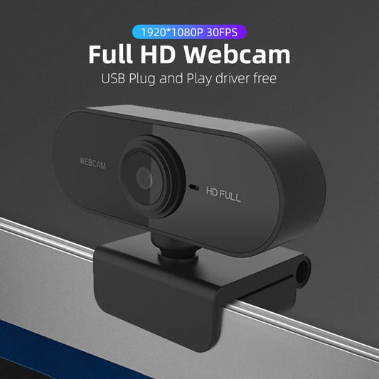 Full HD 1080p Webcam USB With Mic Mini Computer Camera,Flexible