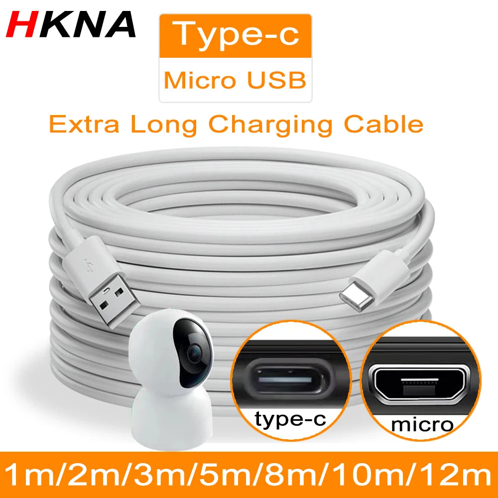 5m/8m/10m Extra Long USB Type C Charging Cable Fast Charging Cable