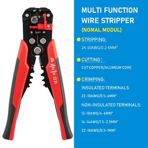Professional Electrician Wire Tool Cable Wire Stripper Cutter Crimper