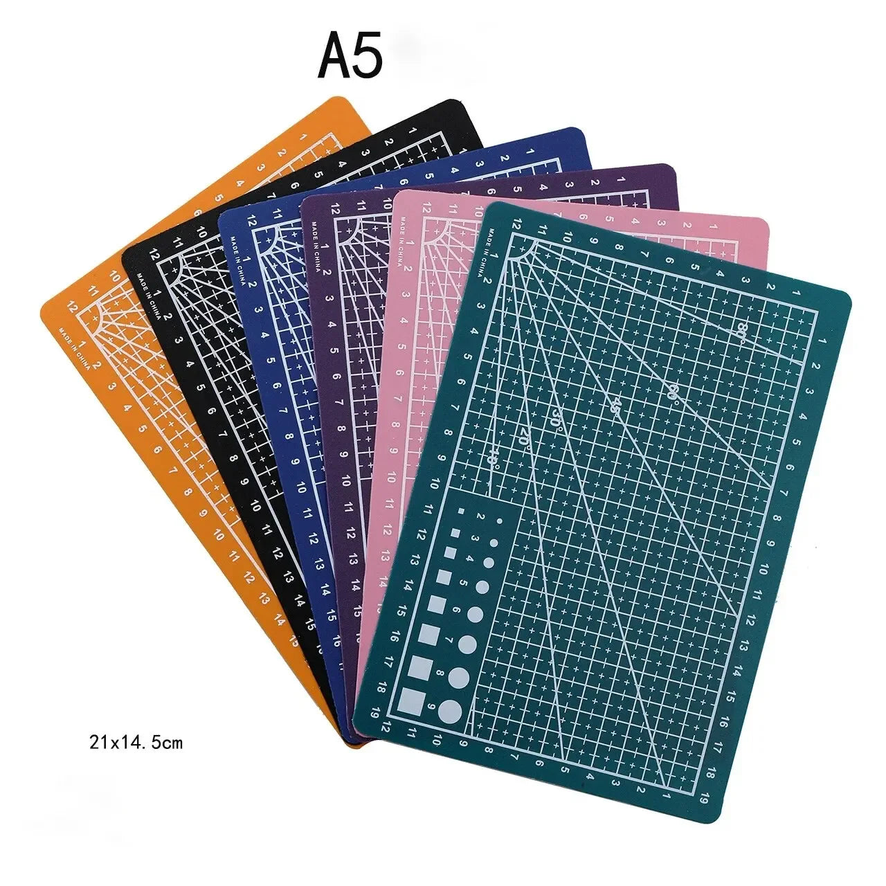 1pcs A5 PP Cutting Mat Cutting Board Workbench Patchwork Sewing Manual