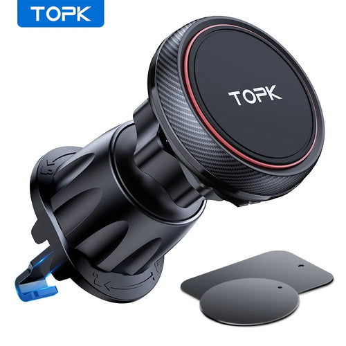 TOPK Magnetic Car Phone Mount in Car Phone Holder Air Vent Magnetic 6