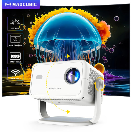Magcubic 650ANSI L018 Projector Native 1080P Android 11 Auto Focus &