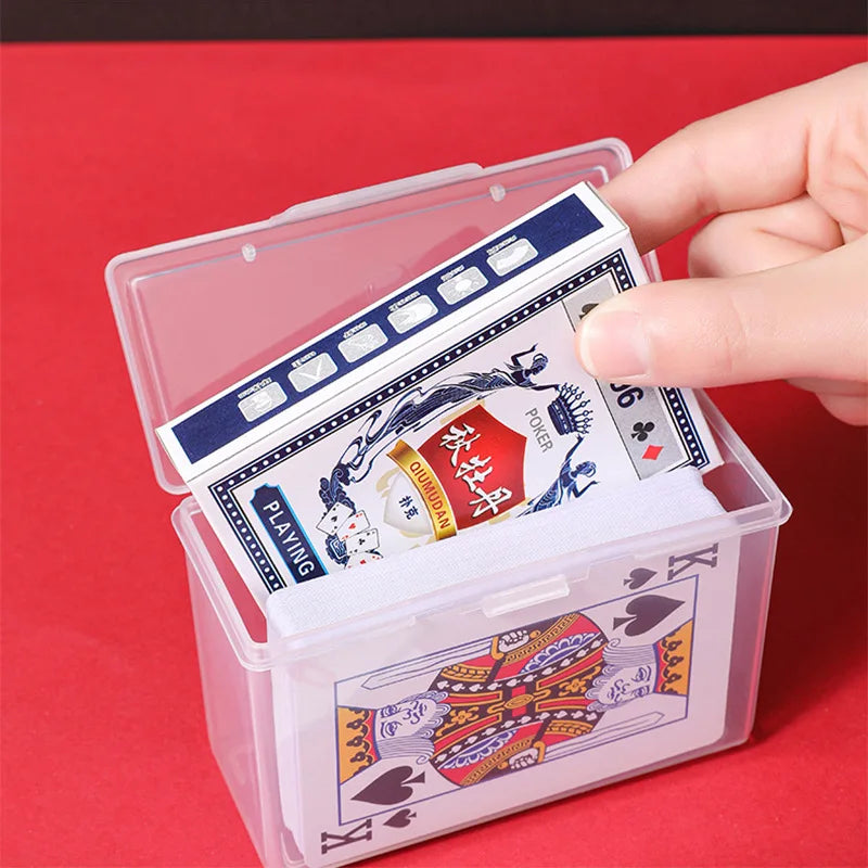 Playing Card Transparent Plastic Storage Box Ultraman Game Card ID
