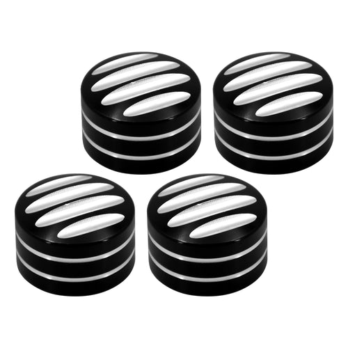 4pcs Motorcycle Spark Plug Cover Engine Screws Nut  For Harley Touring