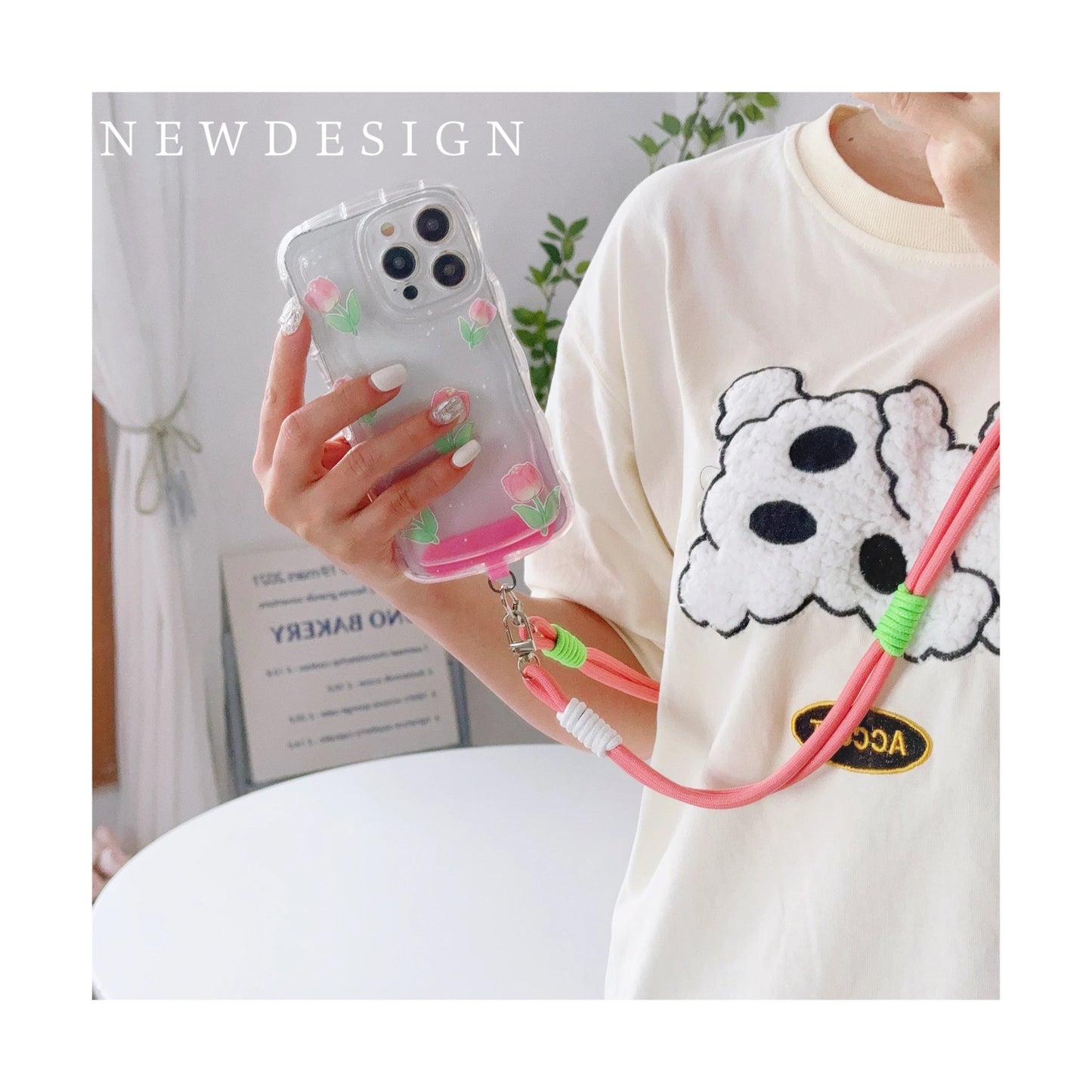 Personalized Trend Double Color Mobile Phone Universal Lanyard