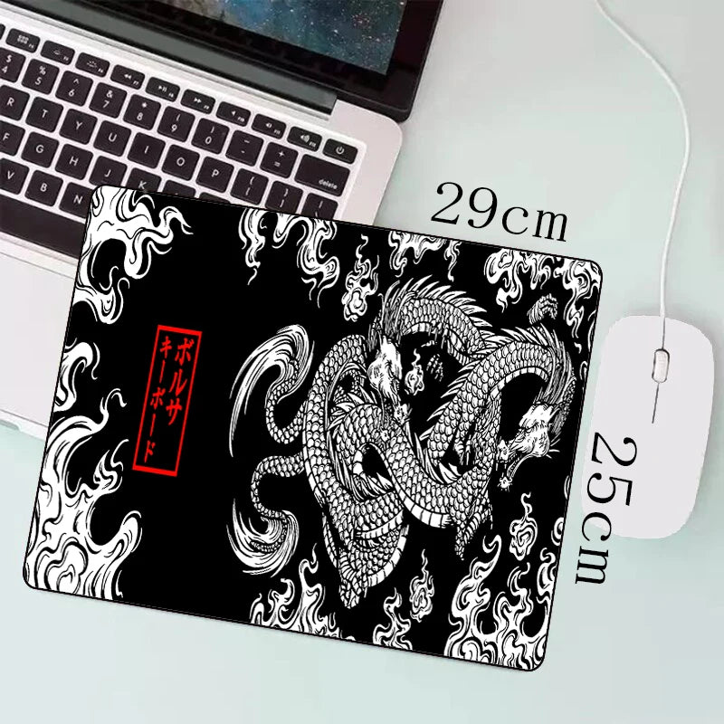 Japanese Dragon Large Gaming Mousepad XXL Keyboard Gamer Mouse Pad on