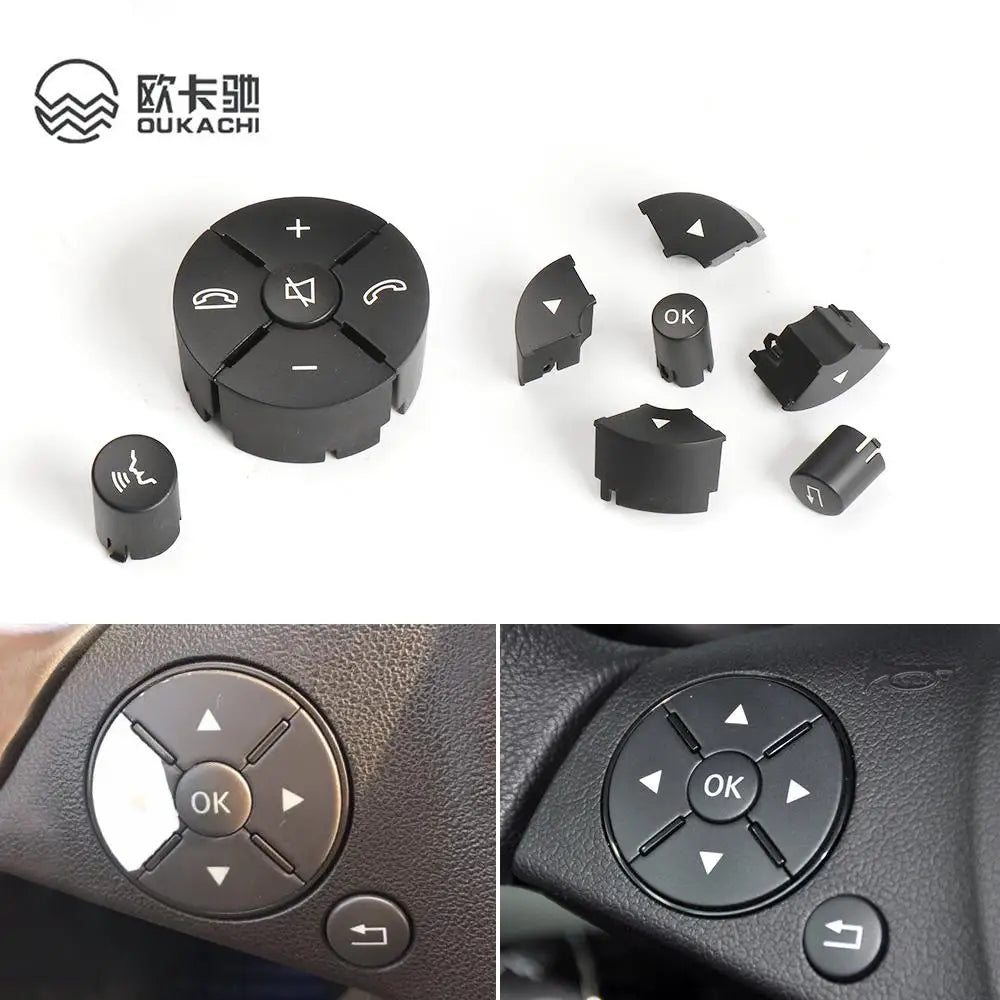 Car Multi-Function Steering Wheel Button Keys For Mercedes Benz C E