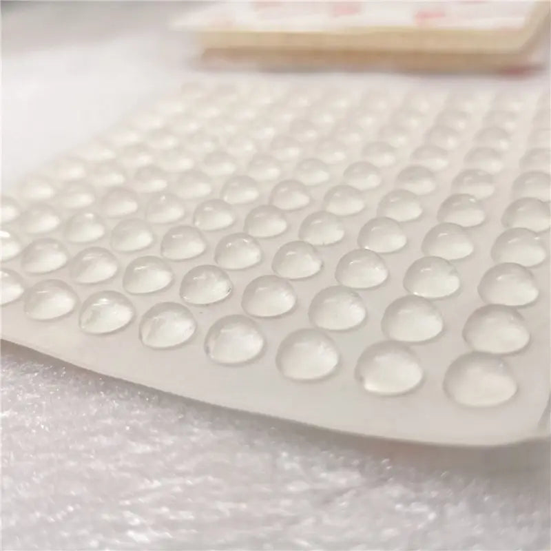 100pcs 8mmx2mm Transparent Silicone Granules Door Handle Sticker