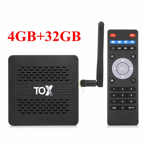 Woopker TOX3 TV BOX Amlogic S905X4 TVBox Android 11 4GB/32GB 2T2R