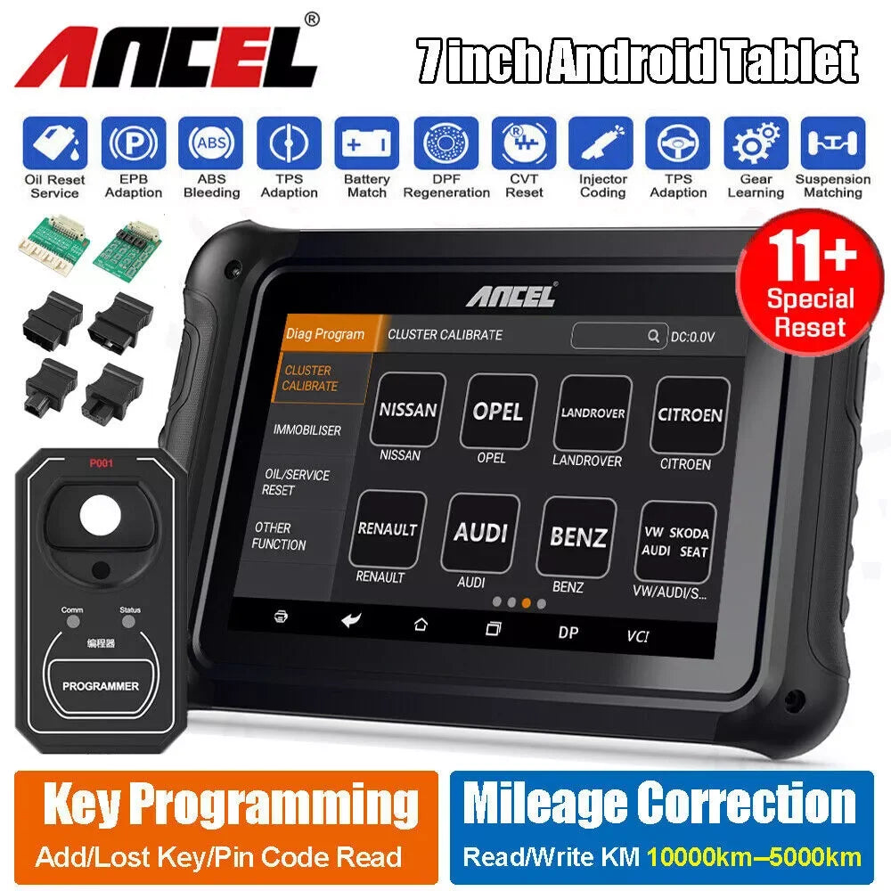 ANCEL DP500 Key Programmer Immobilizer Cluster Calibriation Instrument