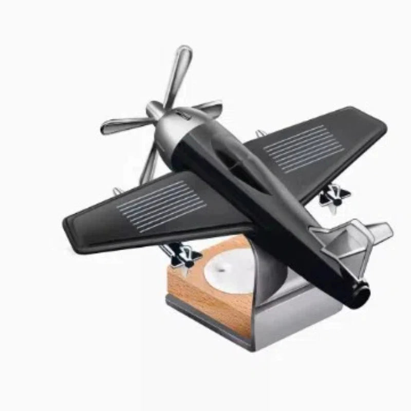 Solar Aircraft Car Perfume Ornament Car Solid Aromatherapy Car