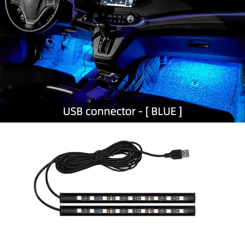 Car Neon Light Foot Light LED Interior Decoration Backlight Cigarette