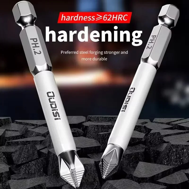 6 PCs Non-Slip Magnetic Cross Head Household Electric Driver Screw Set