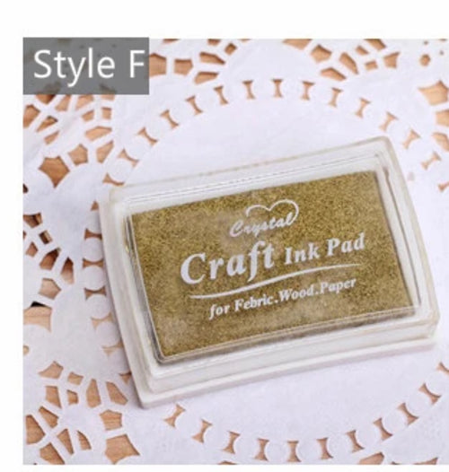 Mr Paper 15 Colors Inkpad Handmade DIY Craft Oil Based Ink Pad for