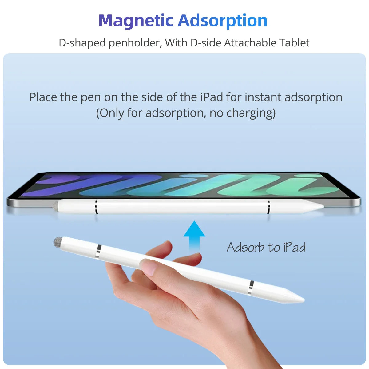 3 In 1 Stylus Pen For Android IOS Touch Pen Drawing Capacitive Pencil